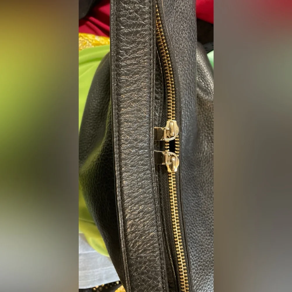Coach Classic Celeste Hobo Black Leather Shoulder Bag M1532 F36628